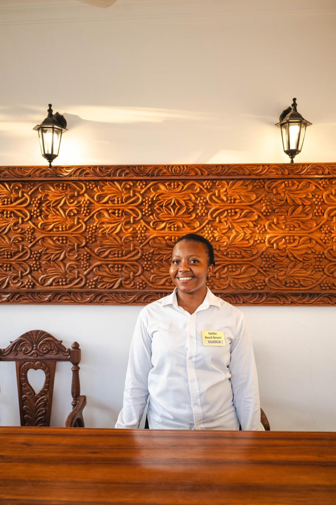 Karibu Beach Resort Pongwe Luaran gambar
